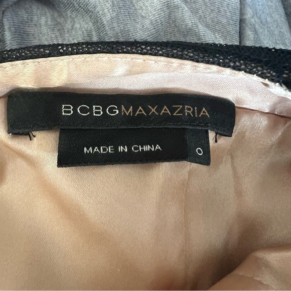 BCBGMaxAzria Black and Nude Mini Dress - Picture 6 of 7